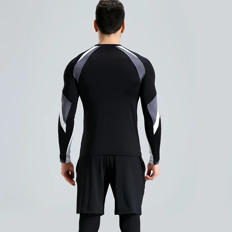 Спортивный костюм комплект из 3 предметов Для мужчин спортивная 2018 Новый Фитнес