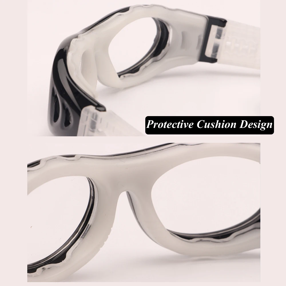 Подростковые спортивные очки подушка гибкая оправа прозрачные линзы оптические