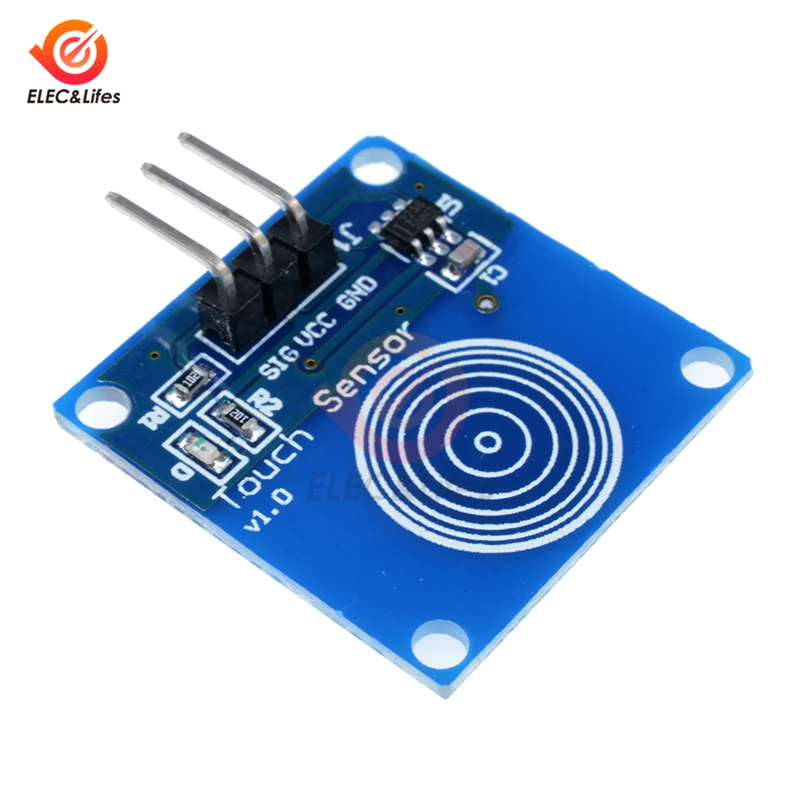 5PCS Single Channel TTP223B Digital Touch Sensor Capacitive Switch Module V1.0 for Arduino DIY Kit | Строительство и ремонт