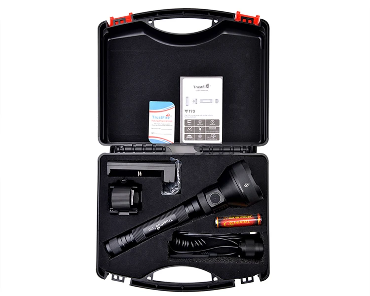Trustfire T70 CREE XHP-35HI светодиодный 2300LM охотничий свет поиск и спасение 1000 м тактический фонарь дальний факел свет