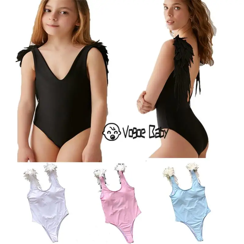 Купальный костюм для всей семьи купальный мамы и дочки бикини с перьями