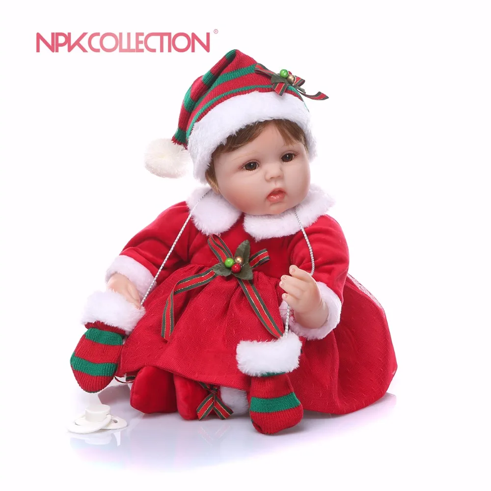 NPKCOLLECTION 2018 силиконовая кукла новорожденный малыш детский Playmate подарок для