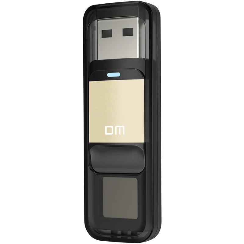 DM PD061 USB 2 0 64 Гб U флеш накопитель с функцией шифрования отпечатков пальцев