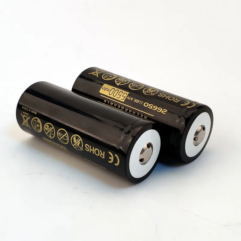 Sofirn 26650 аккумулятор 5500mAh 3,7 V перезаряжаемые батареи большой емкости литий-ионные батареи верхняя кнопка
