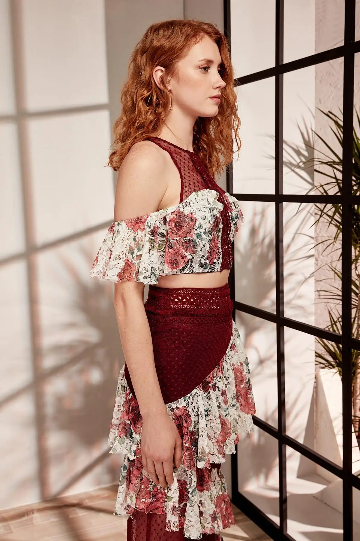 Trendyol платье бюстье из тюля в горошек MAXWELL TDPSS19UZ0006|Бюстье и корсеты| |