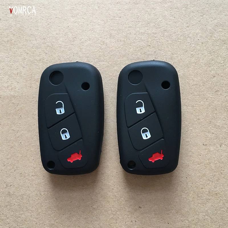 Последняя Высококачественная силиконовая коробка для ключей FIAT Panda Stilo Punto Doblo Grande