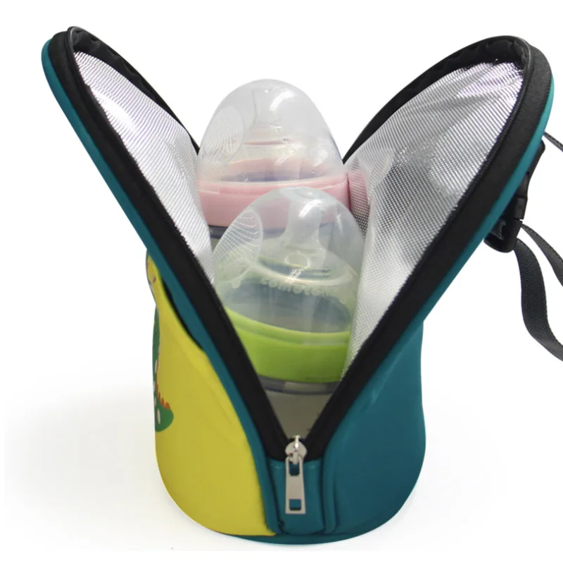 

New Portable Waterproof Baby Diaper Bag Insulated Breast Milk Cooler Bag Fashion Mommy Travel Bag Bottle Stroller Hanging Bag