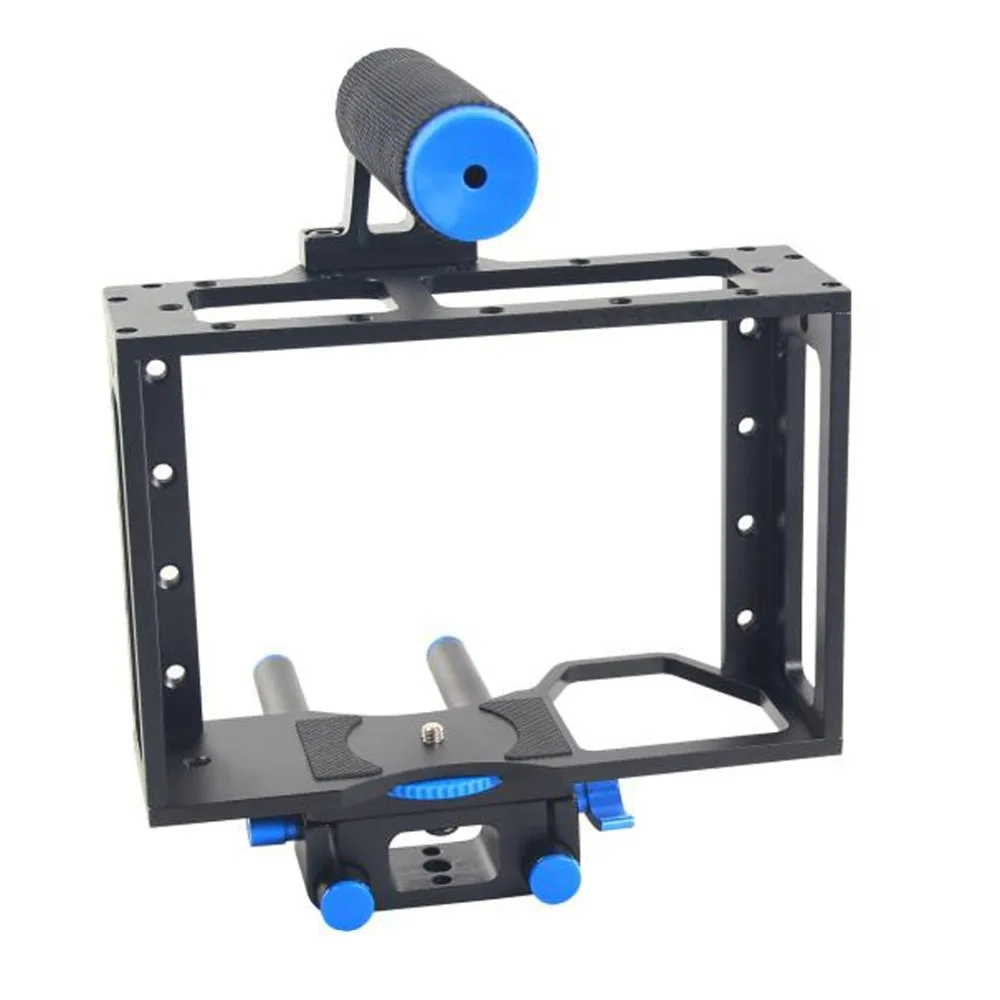 PULUZ YLG0107E Защитная DSLR камера клетка стабилизатор ручка Видео Steadicam/Верхняя набор