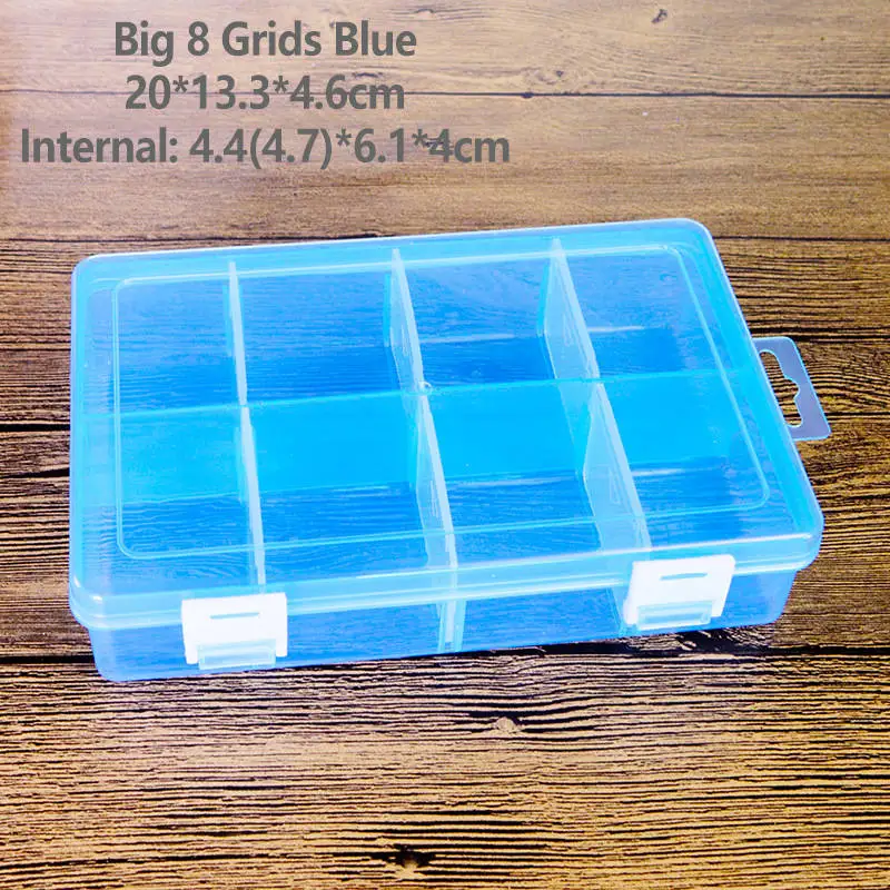 8 Grids Blue Многофункциональный съемный ящик васи ленты для DIY Скрапбукинг хранения коробки Органайзер офис пуля журнал поставок S602 - Цвет: 8 Grids Blue