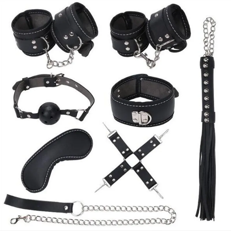 Sex Lingerie Erotic BDSM Kits Bondage Butt Anal Rope Hand Cuffs Whip Blindfold Dildo Toys Adult Game | Красота и здоровье