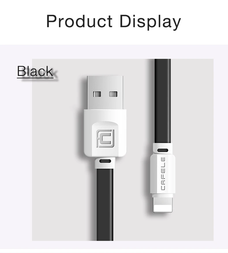 Cafele USB кабель для iPhone 8 8 plus зарядный кабель быстрое зарядное устройство кабель для передачи данных для iPhone 7 6s 5S iPad кабели для мобильных телефонов