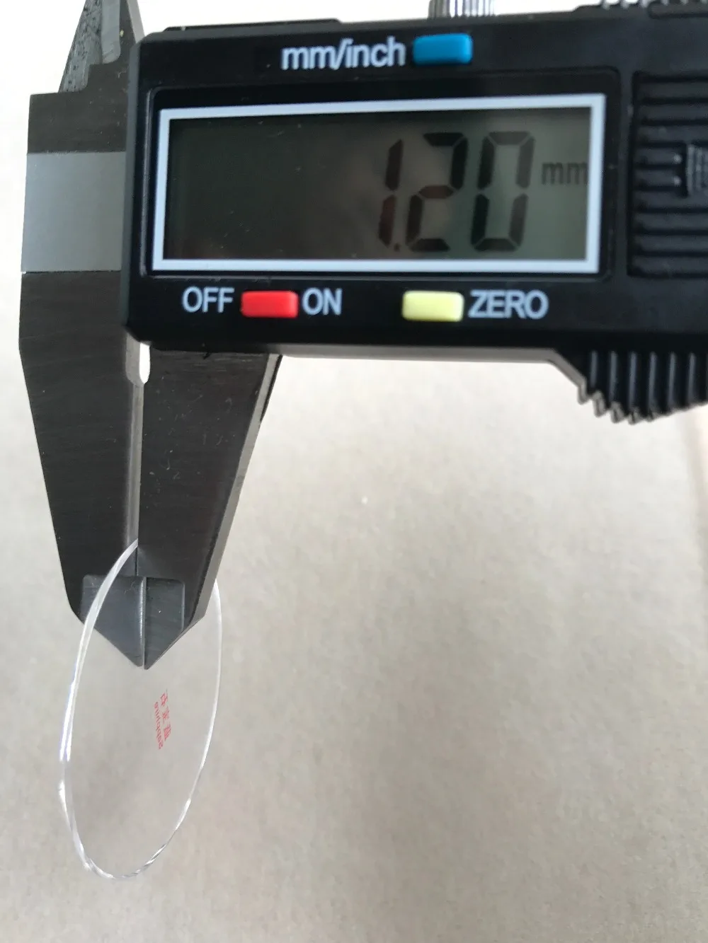 2x FLAT ROUND SAPPHIRE CRYSTAL GLASS 1.2MM THICK FROM 28~32.5MM |