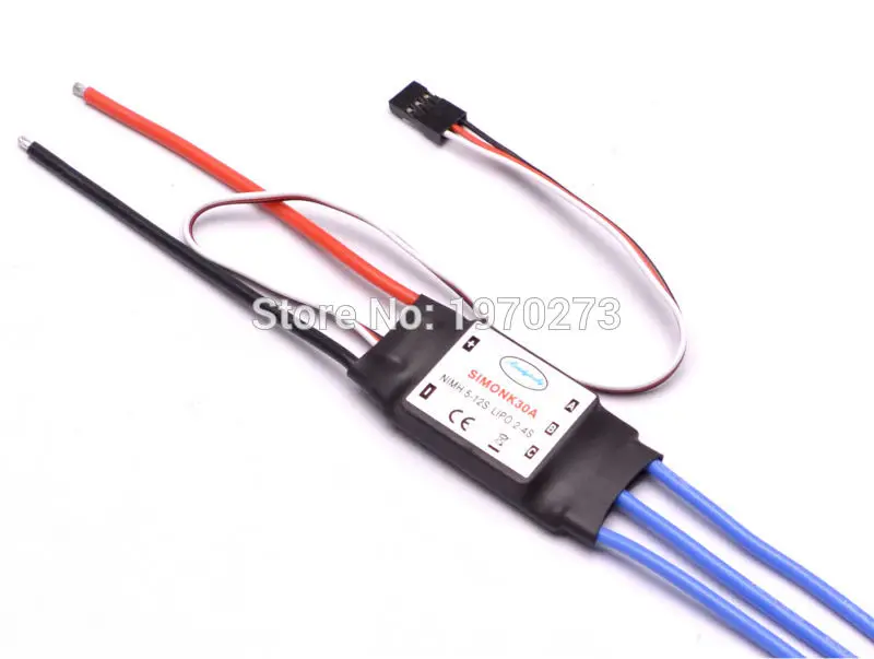 4 шт./лот 30A SimonK prtie RC бесщеточный ESC 30AMP с BEC 2A для осевого квадрокоптера