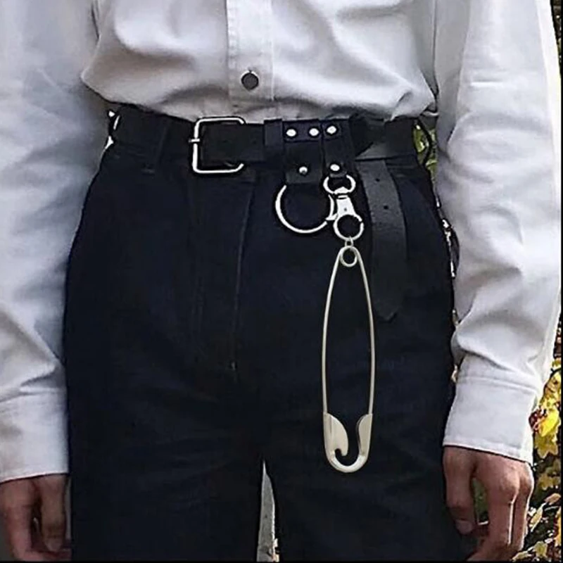 Модная цепочка на ремень кольцо зажим брелок унисекс для мужчин и женщин в стиле