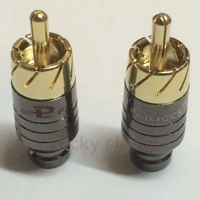10 шт. медный разъем RCA позолоченный|connectors gold|connector adapterconnector plug |
