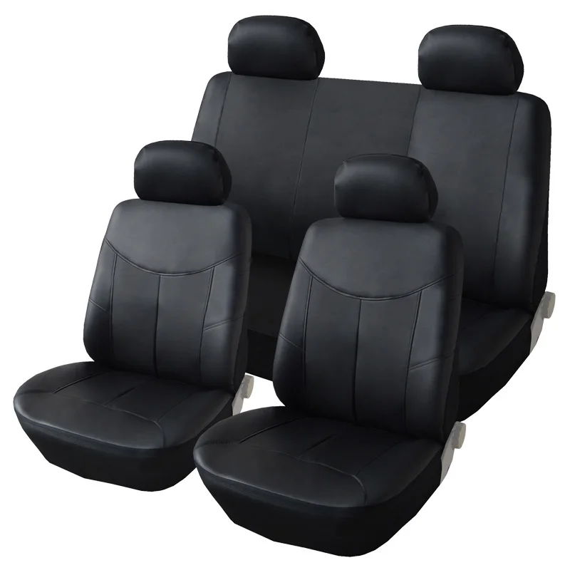 Роскошные Чехлы для автомобильных сидений из искусственной кожи универсальные
