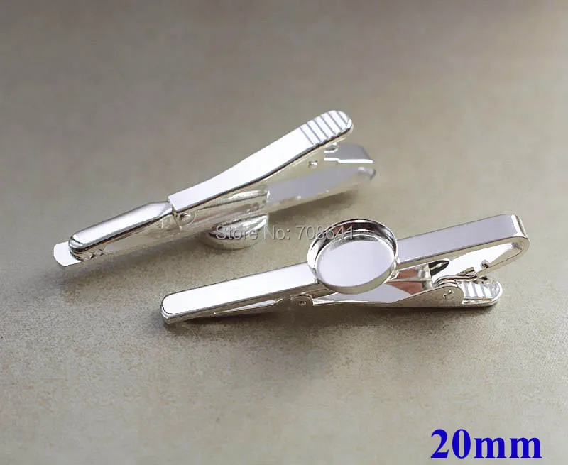 Пустые Зажимы для галстука с круглым глубоким стеновым ободком чашки на центре