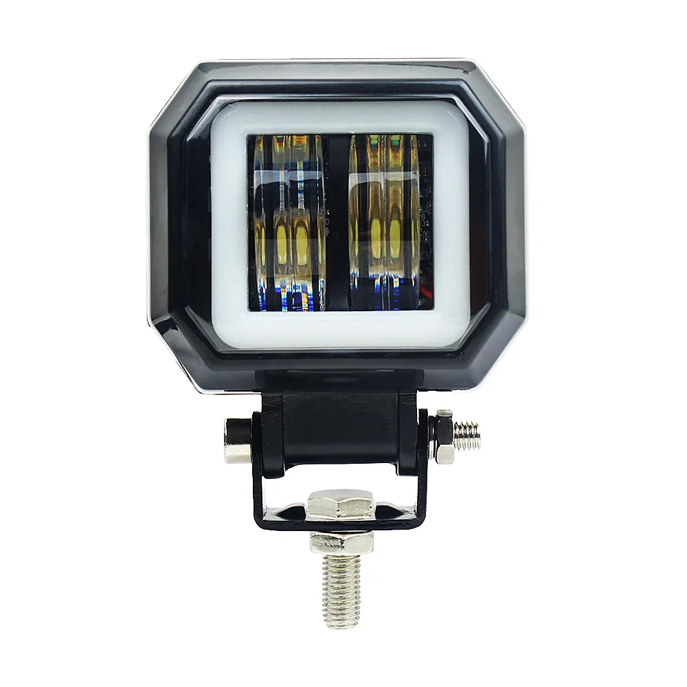 1 pc 20 Вт Halo Led бар автомобильные аксессуары рабочий свет внедорожный 4X4 внедорожный 24 в 12 В фары для мотоциклов авто аксессуары Ledbar грузовик - Цвет: 1 pc