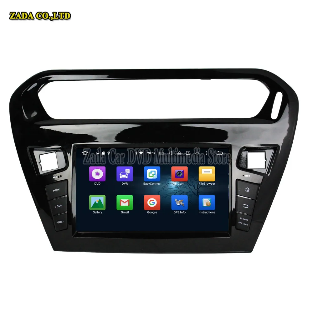 NAVITOPIA 8 дюймов 4 Гб + 64 ядерный Автомобильный gps навигация для peugeot 301 2013 2014 с Bluetooth/wifi