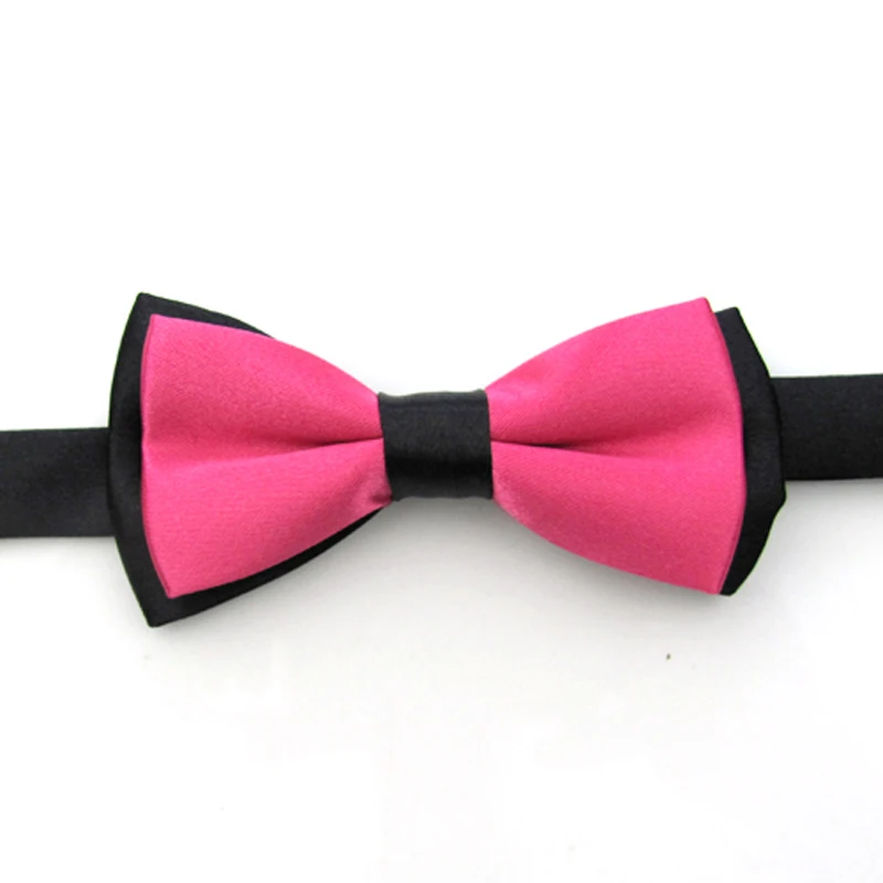 Wedding Classic Kid Suit Neckwear Baby Boy's Baby Fashion Solid Color Adjustable Bowtie Children Two Tone Pet Dog Cat Bow Tie