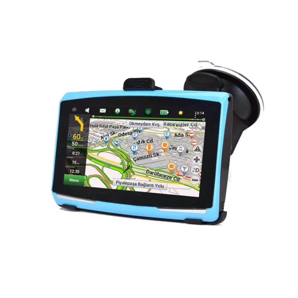 5-дюймовый автомобиль gps навигации FM спутниковый голосовая навигация грузовик gps навигации автомобиля аксессуары Навител последняя карта Европы