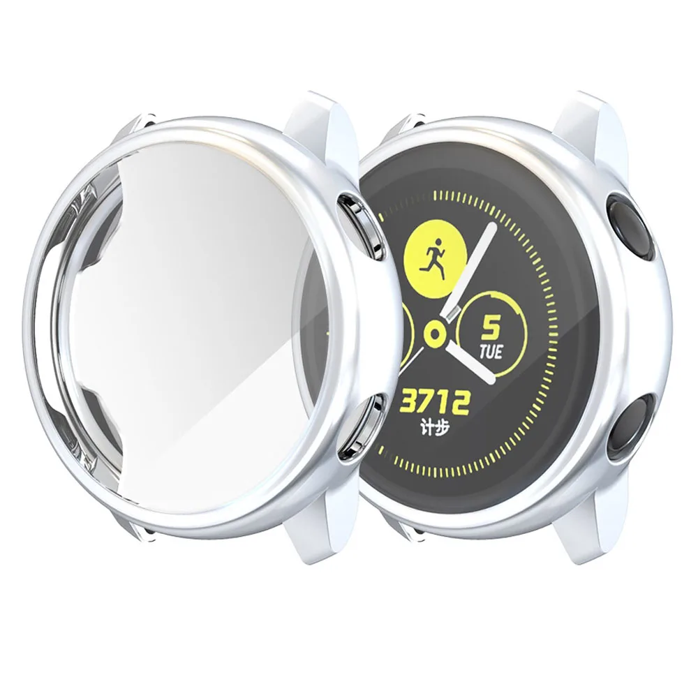 Защитный чехол для Samsung Galaxy Watch Active 40 мм защитный экрана с полным покрытием тонкая