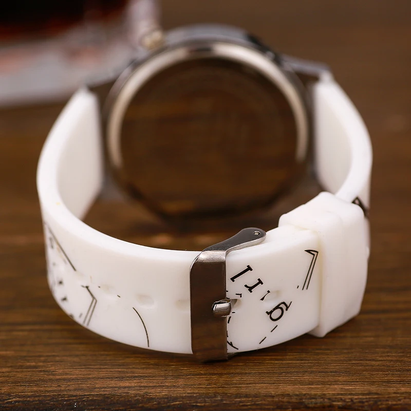 2017 моды miler кварцевые часы женщины одеваются силиконовые печати студенческий