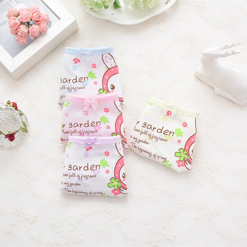 4 шт./лот детские штаны нижнее белье для маленьких девочек Infantis трусики малышей