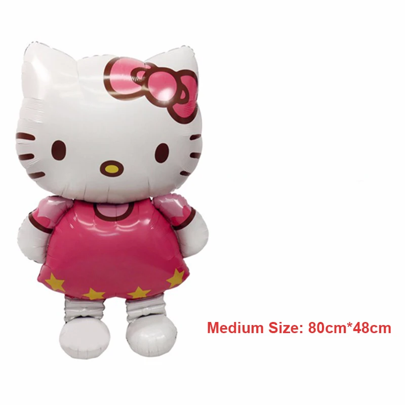 116*68 см размер L Hello Kitty кот фольга шар 80*48 M мультфильм украшение для дня рождения