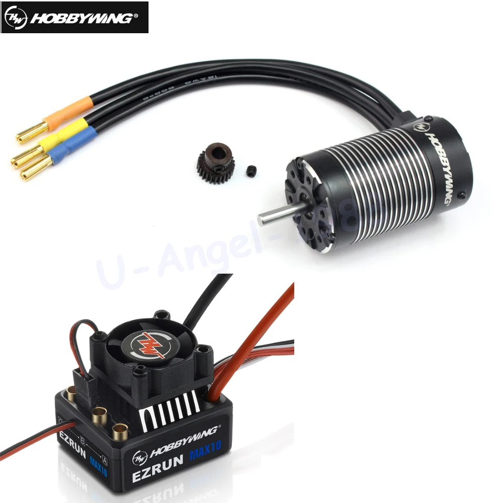 Hobbywing EZRUN MAX10 60A водонепроницаемый бесщеточный ESC + 3652 G2 KV5400/4000/3300 мотор для 1/10 RC