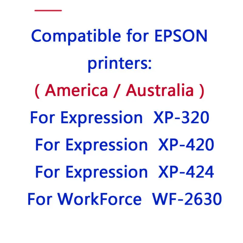 Совместимый с чернильным картриджем 220 T220XL для Epson Expression XP 320 420 424 WorkForce WF 2630 2650