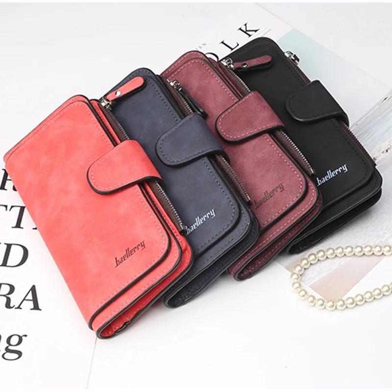 2018 мужской кошелек/женский кошелек сумки для карт с застежкой Длинный Дамский
