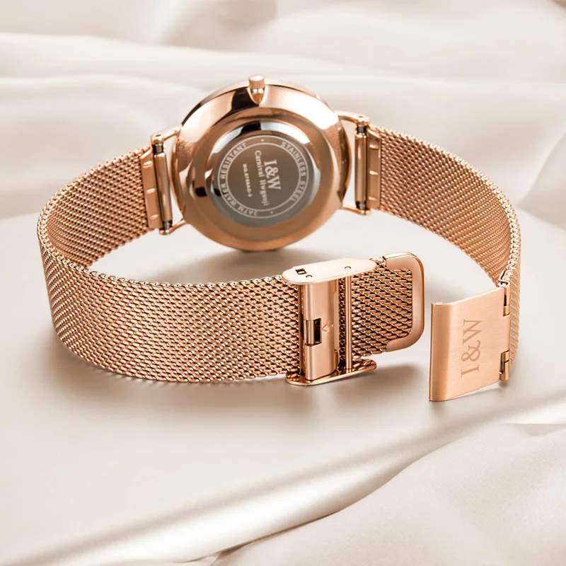 Часы женские кварцевые с сапфировым стеклом 6 мм C8758L