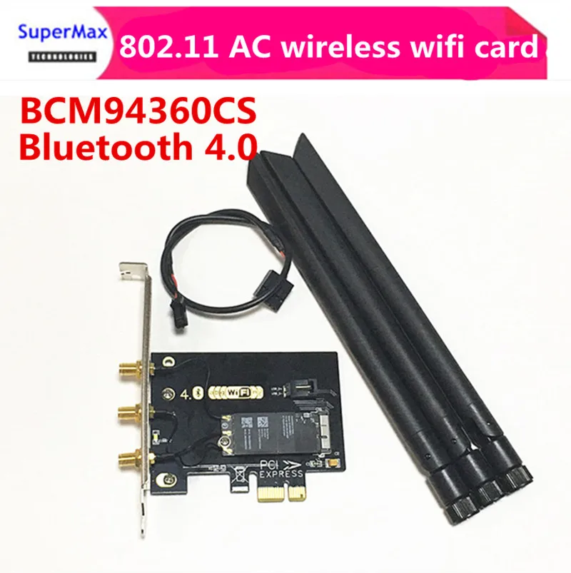 Бесплатная доставка Двухдиапазонная 802 11 AC беспроводная Wi-Fi карта BCM94360CS