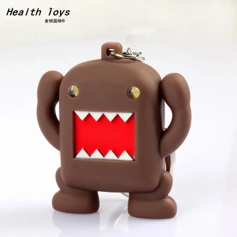 Так здорово! Ультра яркий светодиодный милый мини Domo kun фигурка игрушки фонарик