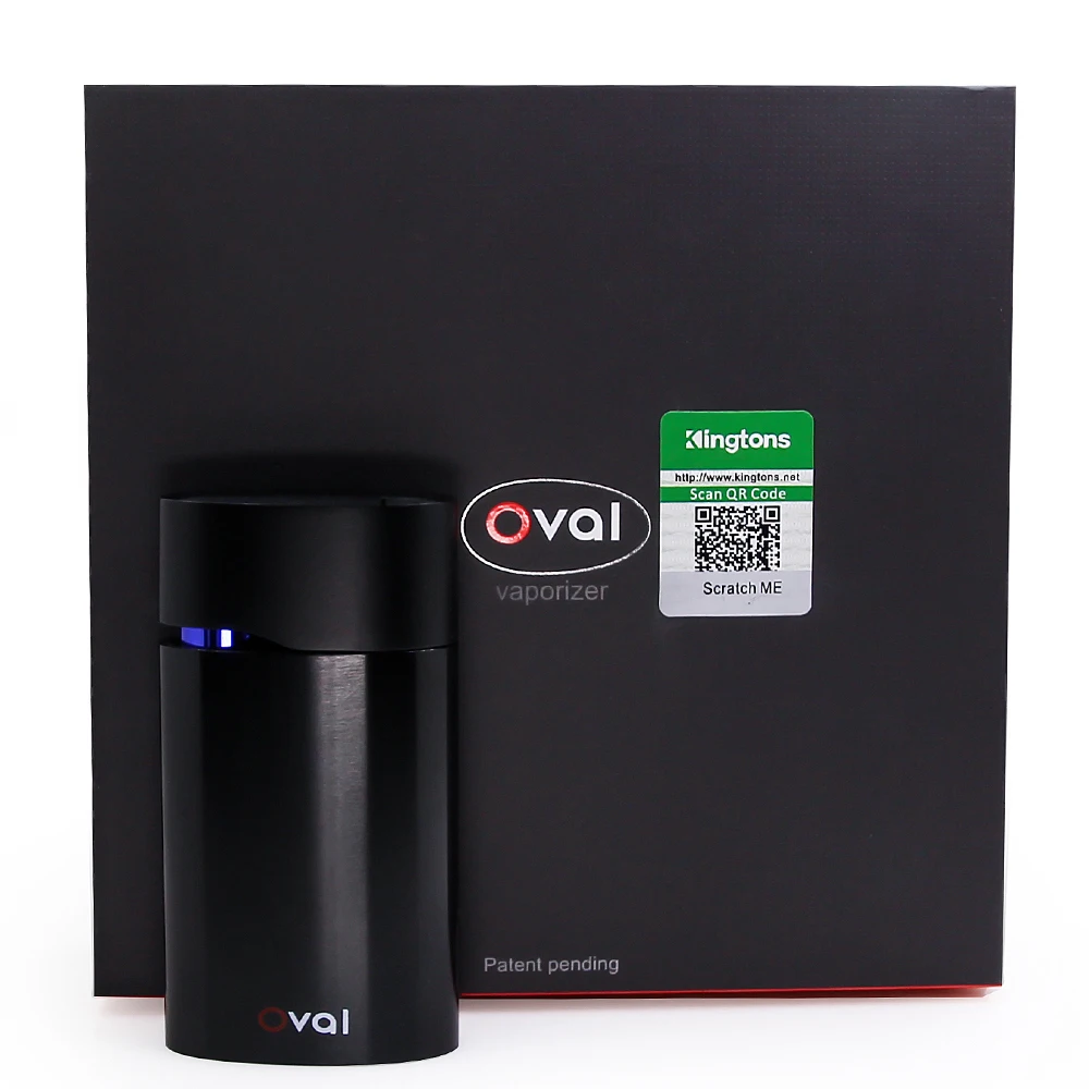 Original Kingtons oval vaporizer e cigarette 1600mah Lithium battery vape pen box black widow dry herb wax vapor starter kit | Электроника