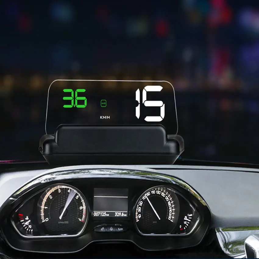 GEYIREN C500 OBD2 HUD Авто дисплей с зеркалом ELM327 автомобильный скоростной проектор