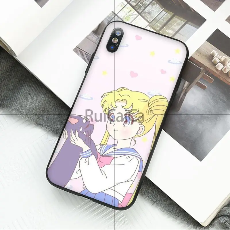 Ruicaica/милый мягкий чехол для телефона из ТПУ iphone 8 7 6 S Plus 5 5S SE XR X XS MAX Coque Shell |