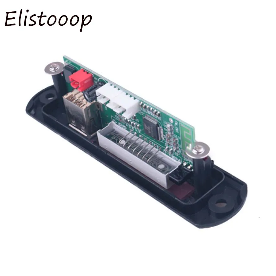 Elistooop беспроводной Bluetooth MP3 WMA декодер плата аудио модуль USB TF радио 12 В для