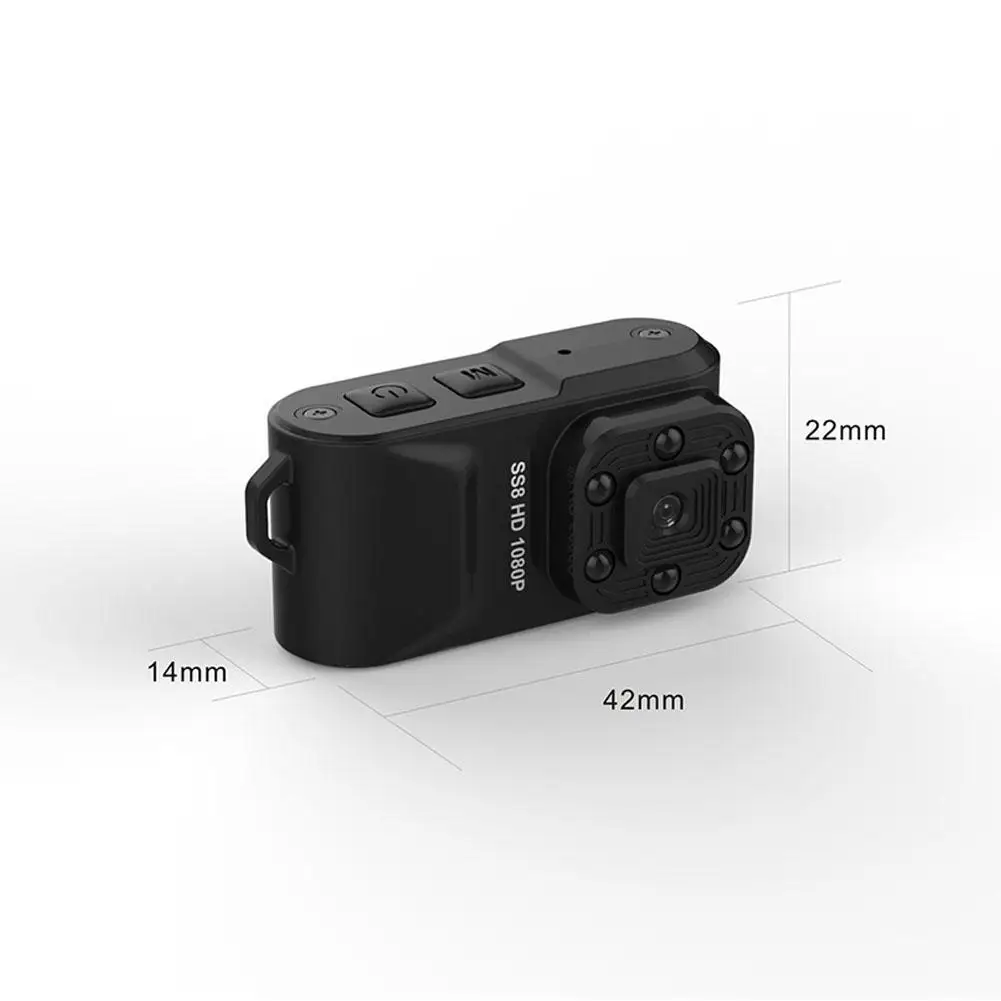 Автомобильный мини видеорегистратор с поворотом на 360 градусов камера HD 1080P