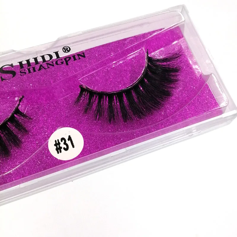 

1 Pair Mink Eyelashes Natural Winged Eyelashes Handmade False Lashes False Eyelashes 3D Mink Lashes Cilios