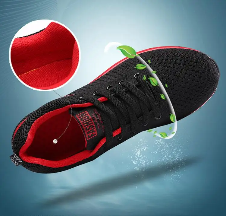 Unisex Sneakers Breathable Casual Shoes Men Air Mesh Flats Big Size 47 2019 Spring Zapatillas Hombre | Обувь
