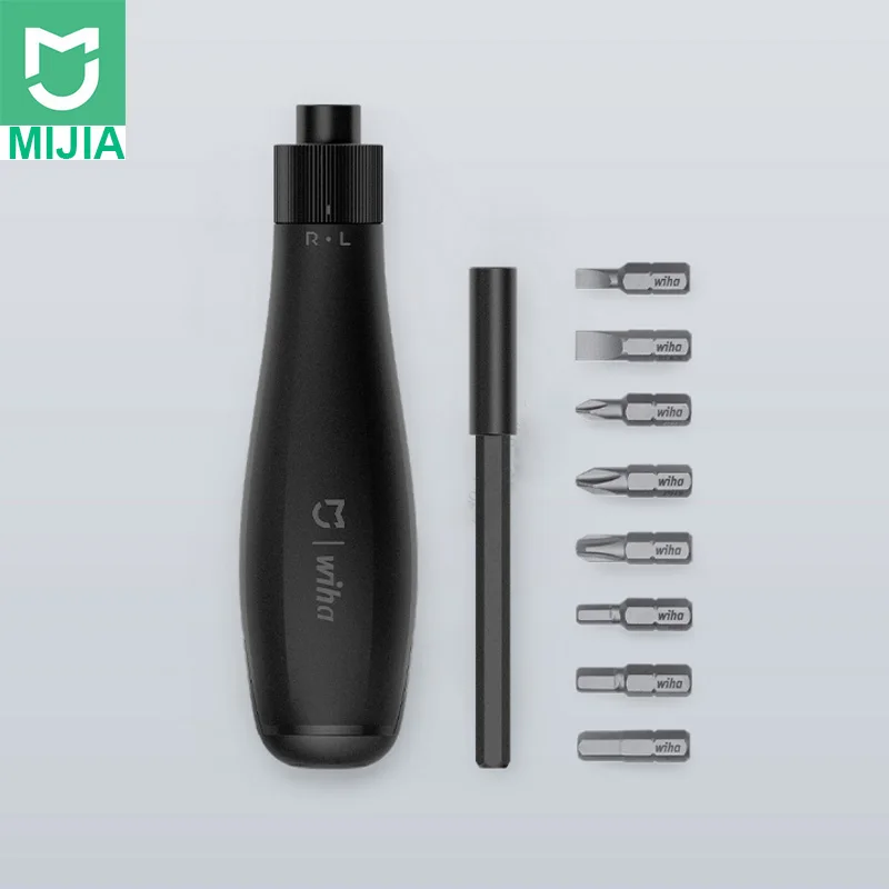 Xiaomi Mijia Wiha 8 в 1 Набор отверток многофункциональные стальные магнитные биты с удлинителем DIY отвертка набор ремонтные инструменты