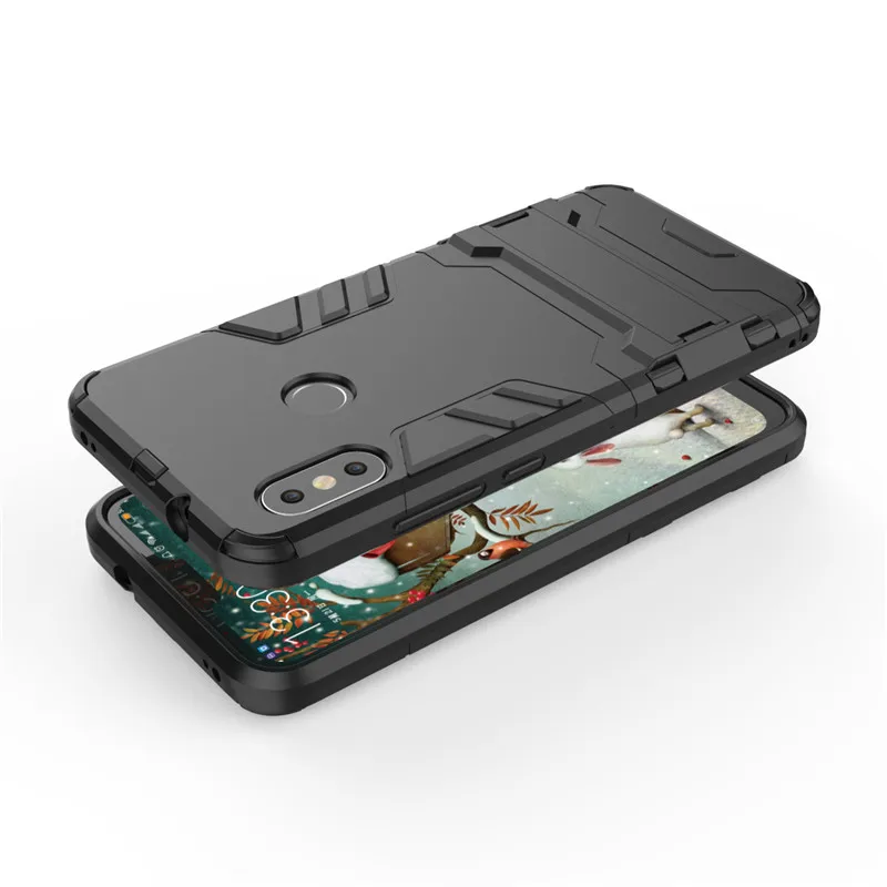 Чехол подставка для Xiaomi Mi A2 Lite 6X 5X A1 с подставкой Redmi 5 Plus Note 5A Pro|Чехлы-накладки| |