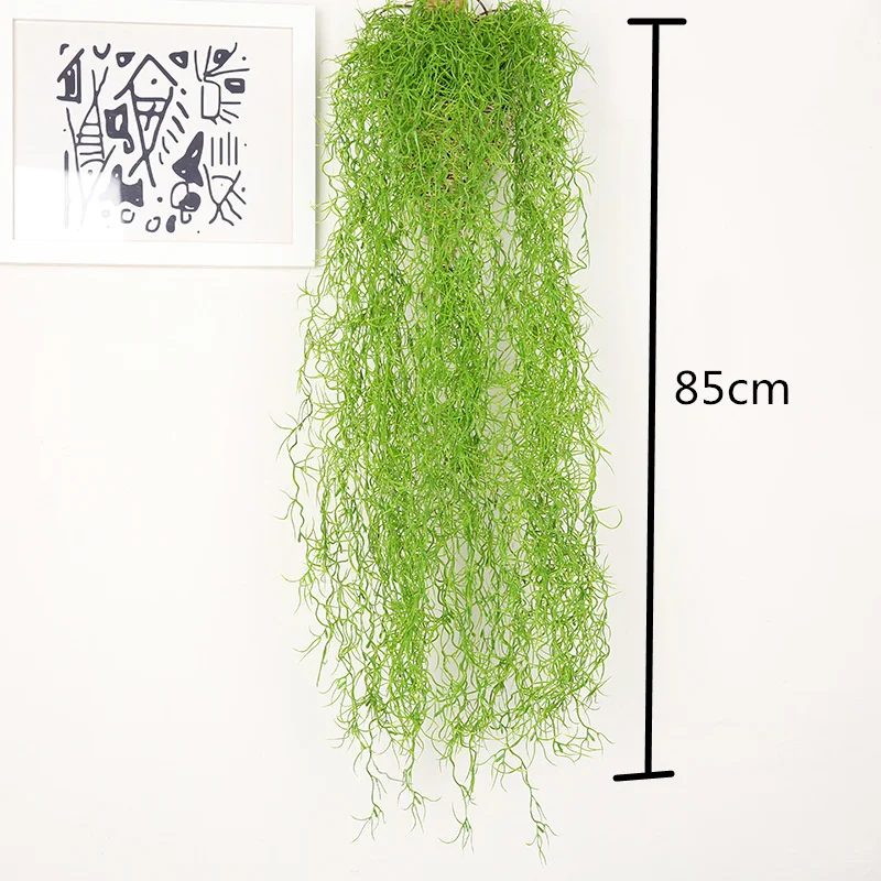 1 шт. искусственные растения для декора яркая лоза ротанга лист Висячие Стены