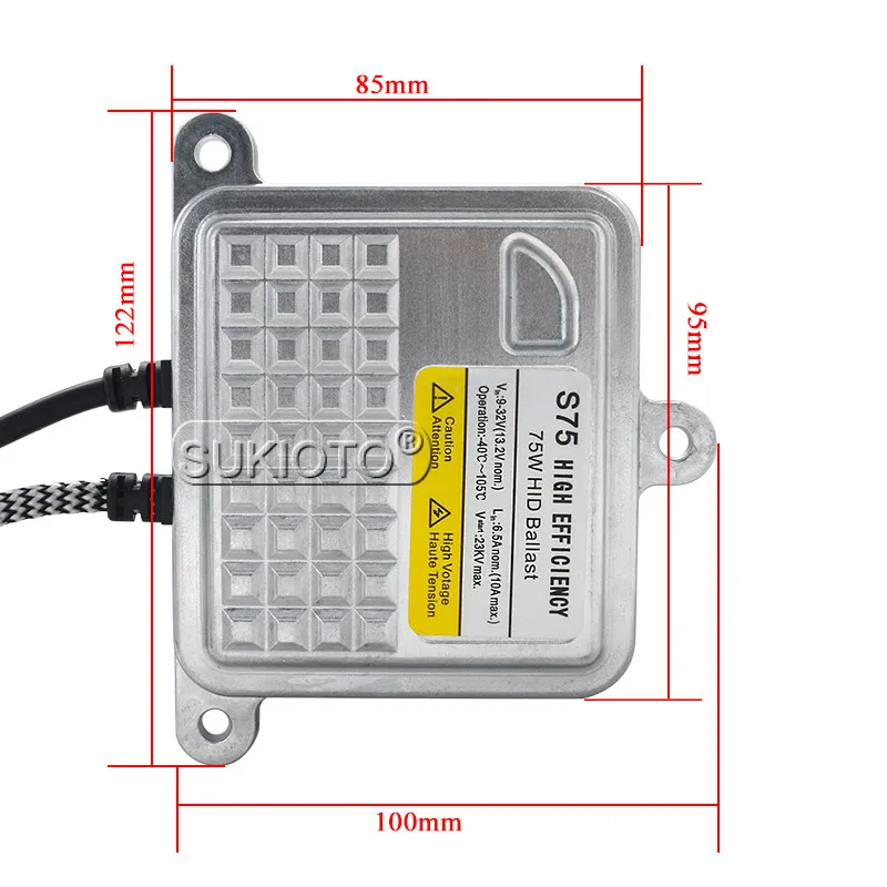 Ксеноновые фары SUKIOTO H7 HID 24 в 75 Вт комплект фар H1 D2H H3 HB3 HB4 H11 880 для грузовика лодки