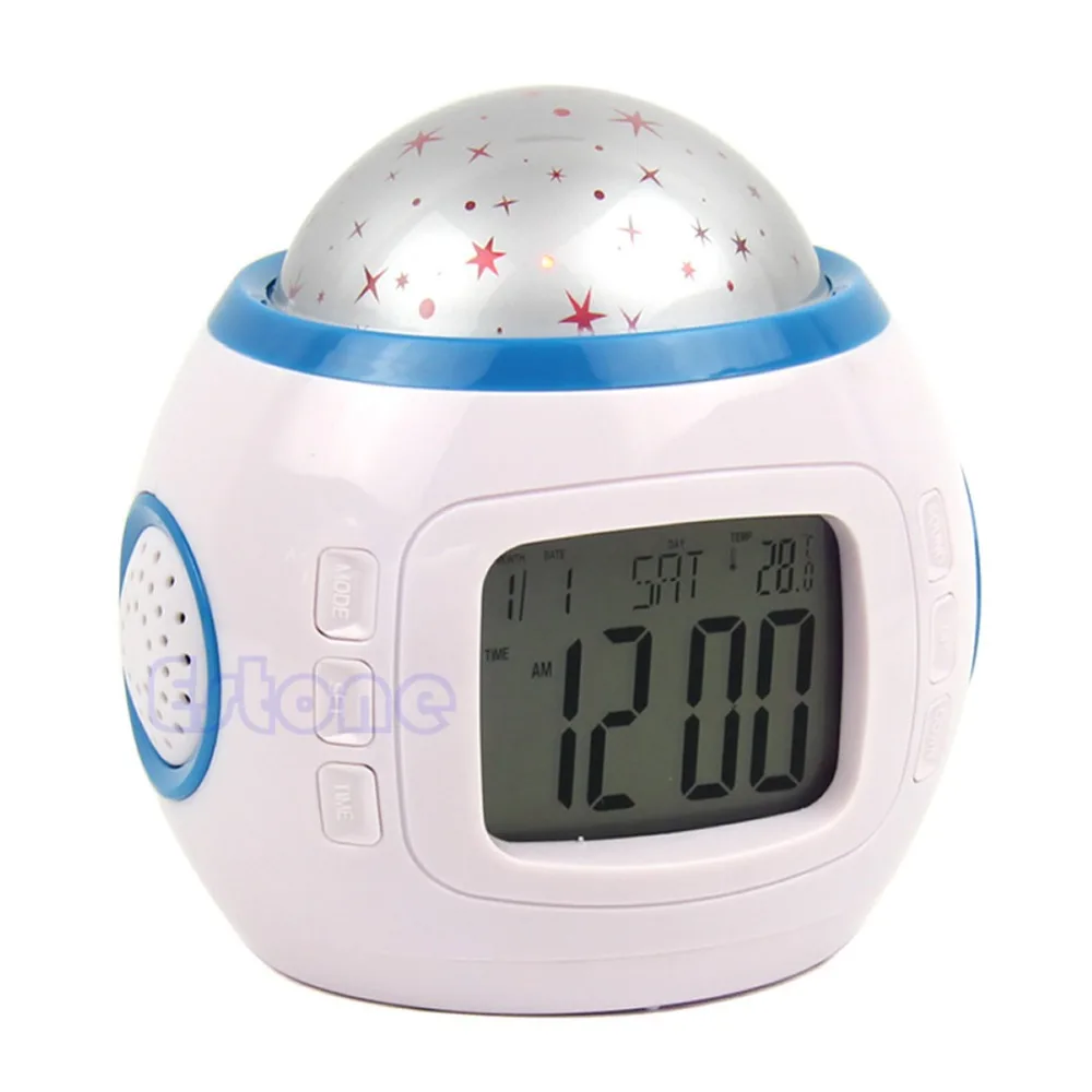 Ночник E74 для детей ночник лампа спальни будильник музыка хит продаж|alarm clock