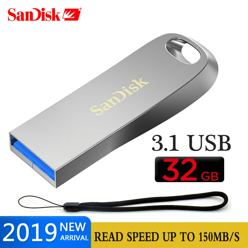 USB флеш накопитель SanDisk 16/64/32/3 1 Гб в металлическом корпусе 128 Мб|USB флэш-накопители|