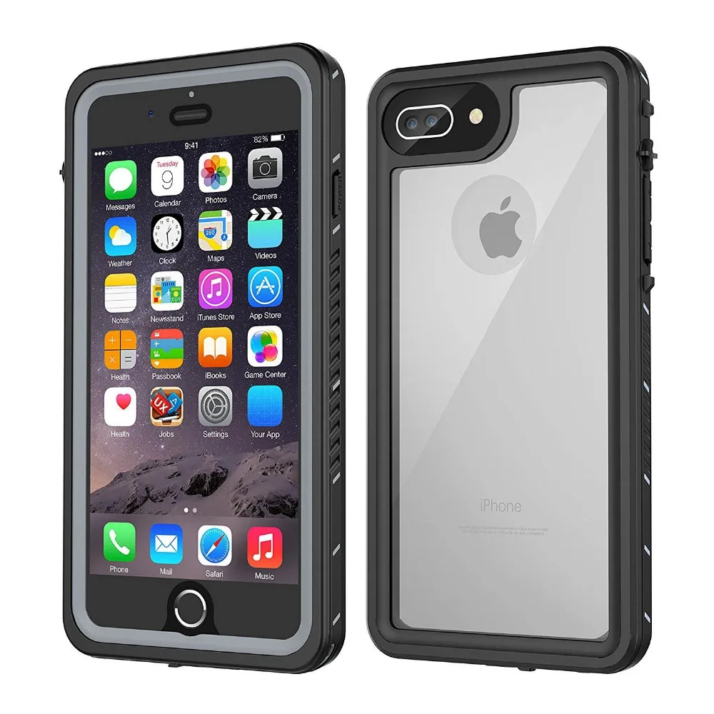 Водонепроницаемый чехол для iPhone 7 8 с защитой от воды ударов грязи и снега|Бамперы|
