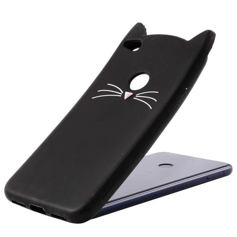 Cat Phone Case For Huawei nova 2s Cover 3D Cute Silicone TPU Black Ear |